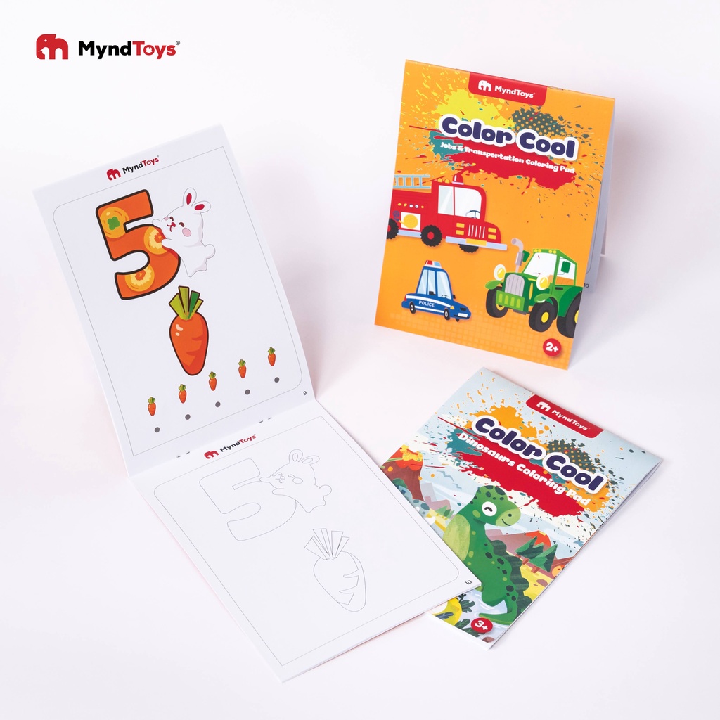 Đồ Chơi Tranh Tô Màu Cho Bé Từ 2 Tuổi - Myndtoys Color Cool
