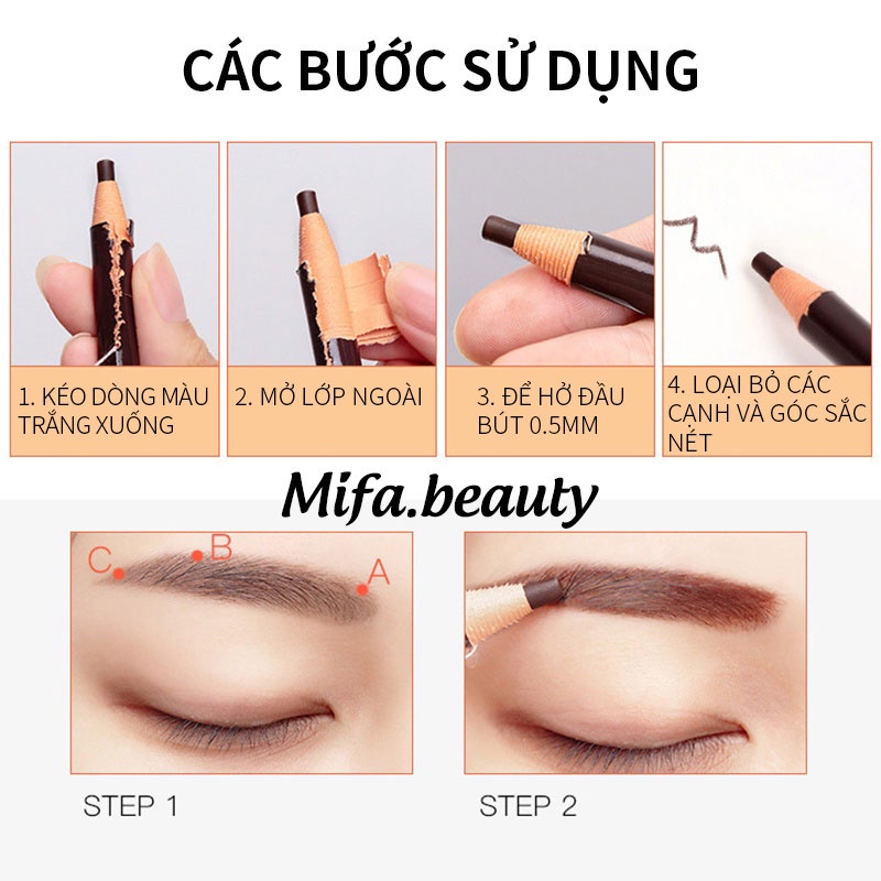 Chì Xé Kẻ Mày Hengsi Hot Trend Mền Mịn Siêu Dễ Chịu Chính Hãng Hàng Nội Địa Trung