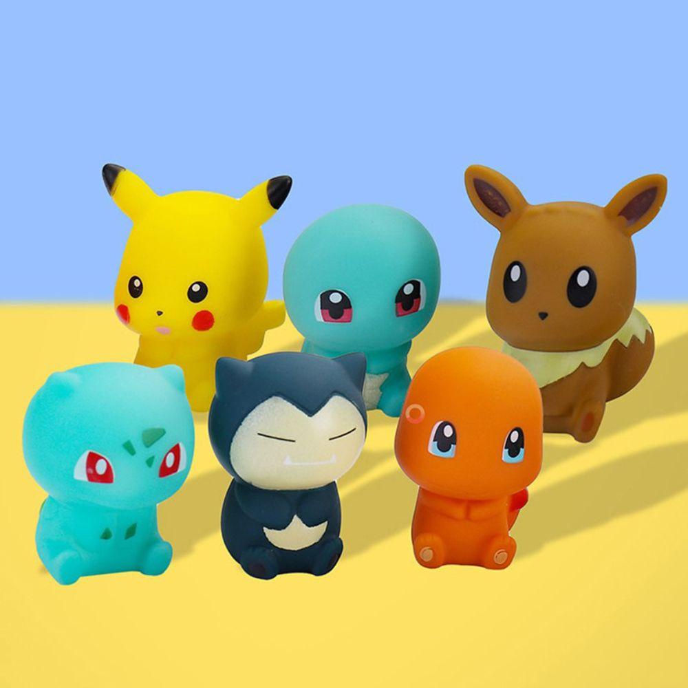 Đồ Chơi Bóp Phát Ra Tiếng Kêu Hình Pikachu Bằng Cao Su Mềm Dễ Thương Cho Bé Khi Tắm
