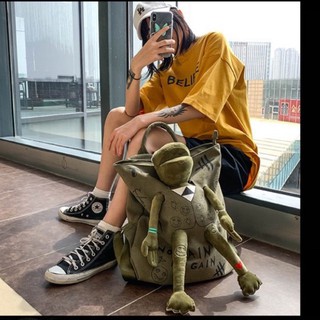 Balo Ulzzang ếch bự siêu ngầu balo đi học balo đi chơi