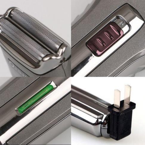 Máy cạo râu Qishi-Q588 lưỡi cắt kép cạo siêu mượt