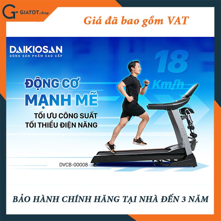 Máy chạy bộ đa năng chính hãng Daikiosan DVCB-00008
