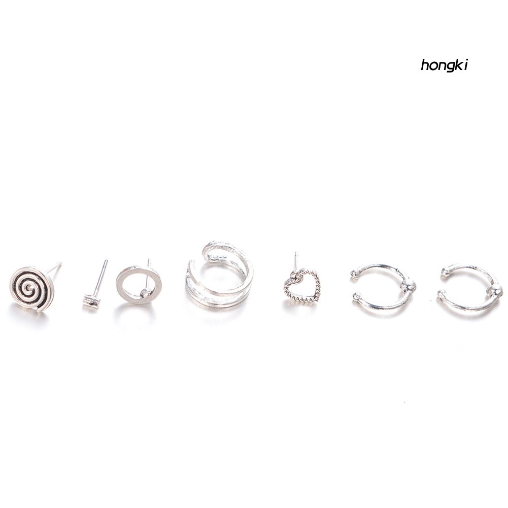 Set 7 Hoa Tai Phong Cách Bohemian Thời Trang Cho Nữ