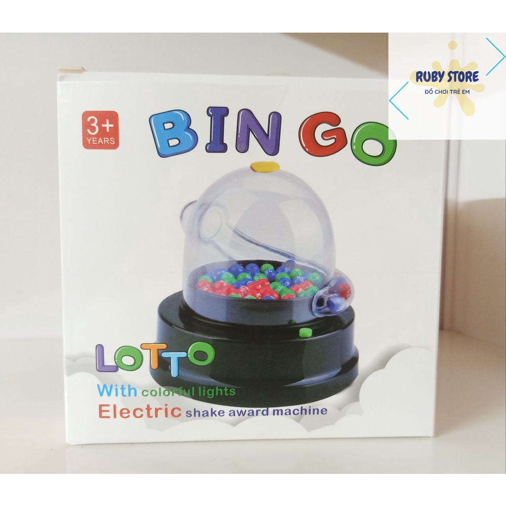 HỘP QUAY SỐ LÔ TÔ CÓ ĐÈN, GỒM 72 SỐ (Dùng pin)