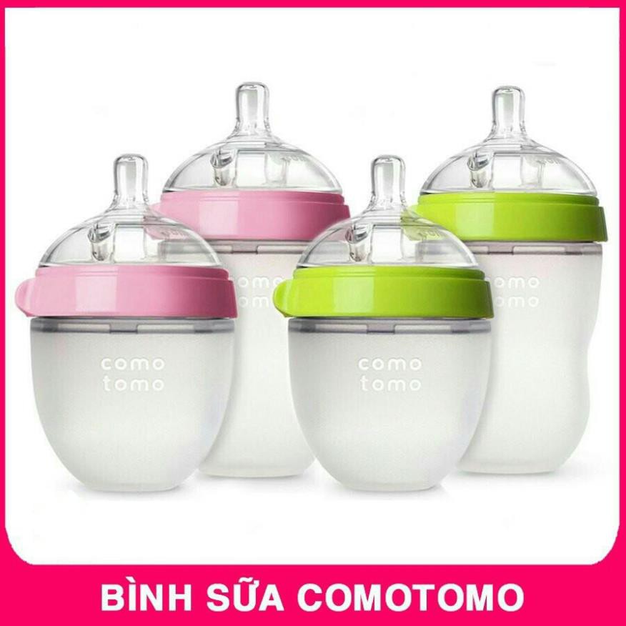 [Mã 157FMCGSALE giảm 8% đơn 500K] Bình sữa Comotomo Baby Bottle 150ml/250ml