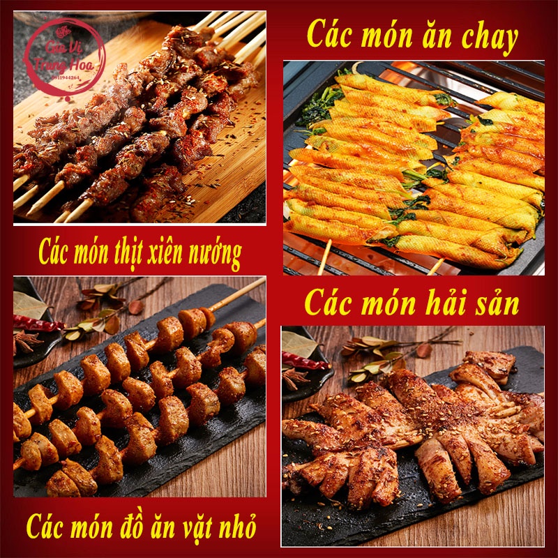 Gia vị nướng tân cương siêu thơm bao ngon túi díp100g