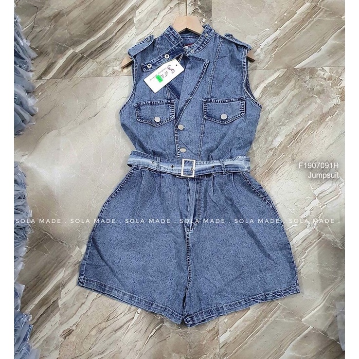 Đồ bay ngắn sát nách cổ vest bấm thắt nịt eo TT1907
