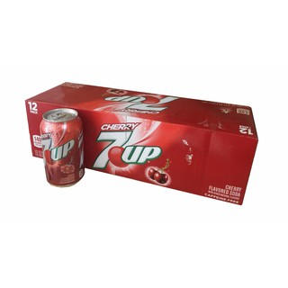 7up Cherry Mỹ 355ml  thùng 12 lon