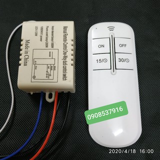Bộ điều khiển đèn không dây 1 kênh ON / OFF