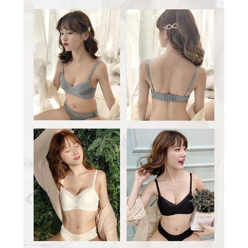 Bộ Đồ Lót Sweer Girl Nâng Ngực, Đệm Mỏng, Không Gọng - RC002 | BigBuy360 - bigbuy360.vn