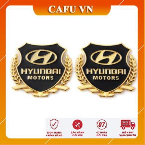 Logo bông lúa logo đủ thương hiệu dán trang trang trí ô tô, xe máy [ viền vàng ] - CAFU VN