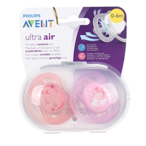 Ty Ngậm Thông Khí Philips Avent Ultra Air Phiên Bản Cổ Tích 0-6m/6-18m