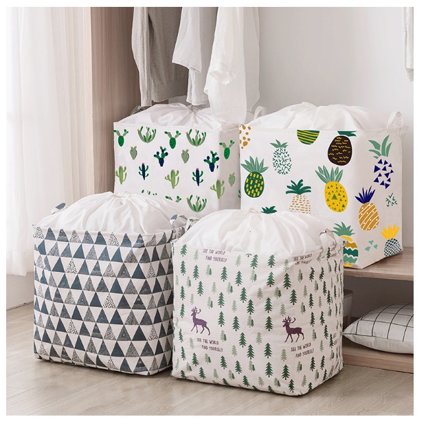 Túi đựng chăn khung sắt có dây rút!