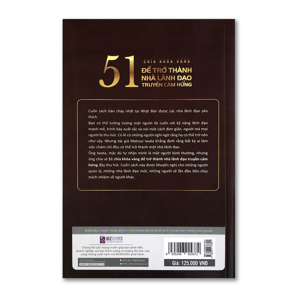 Sách - 51 Chìa Khóa Vàng Để Trở Thành Nhà Lãnh Đạo Truyền Cảm Hứng Tặng Kèm Bookmark