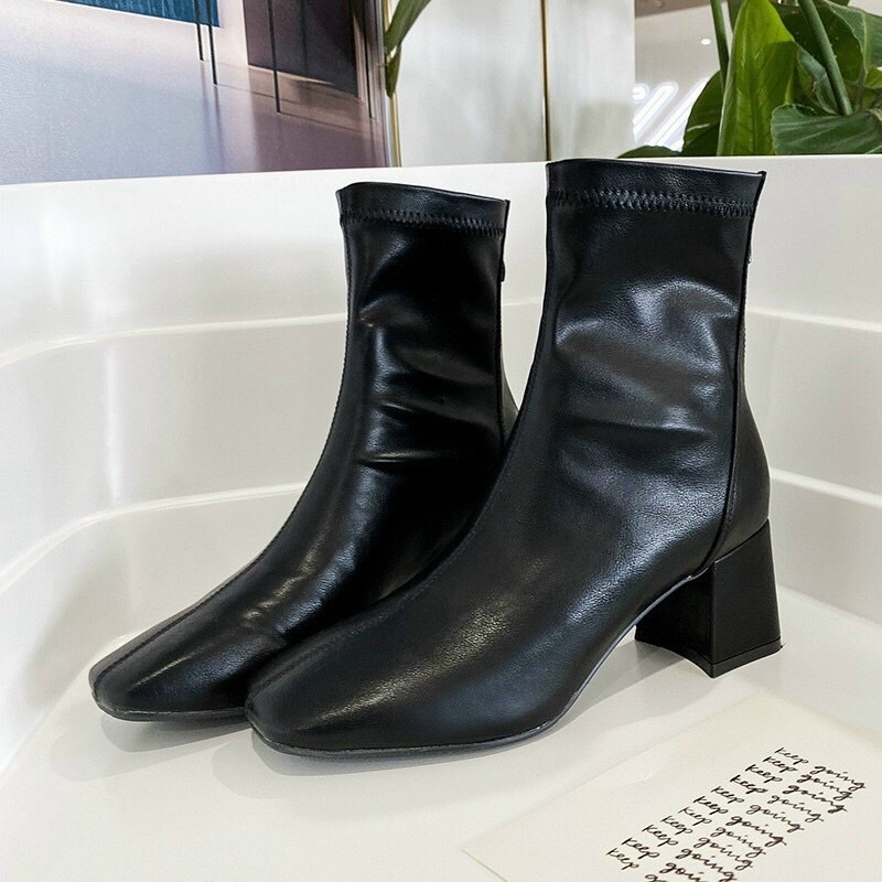 [MÃ CHAOBOT giảm 20k] Bốt cao cổ, da mềm ôm chân 6cm, mẫu hót siêu xinh - Mã B04 | BigBuy360 - bigbuy360.vn