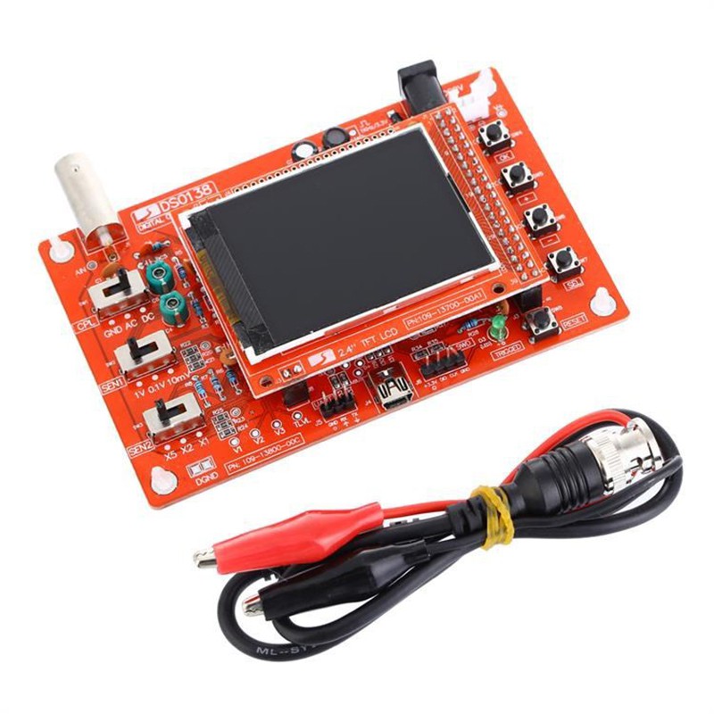 DSO138 2.4 "Bộ công cụ dao động kỹ thuật số màn hình TFT Bộ phận DIY cho bộ dao động điện tử