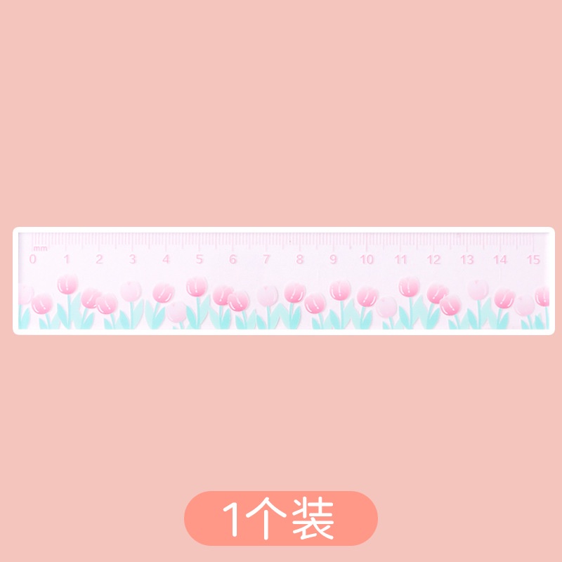 Thước kẻ / Thước Đo Chất Liệu acrylic Dày Dặn Hoạ Tiết Hoạt Hình Dễ Thương | Thước Vẽ Văn Phòng Phẩm Học Tập