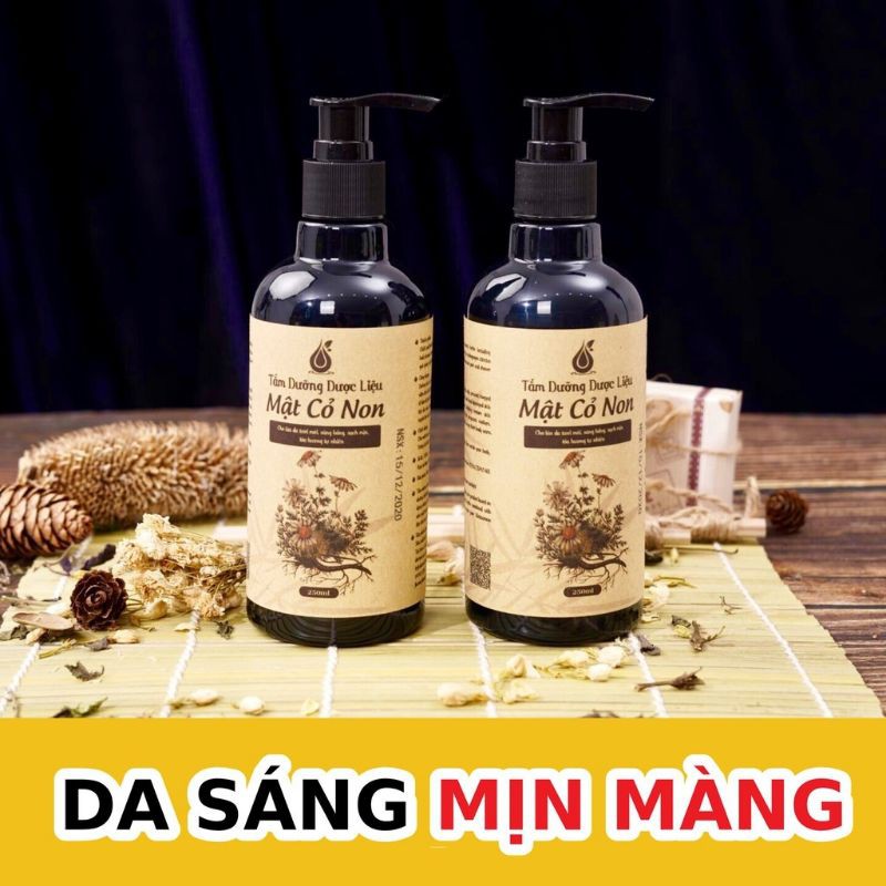 Sữa tắm dược liệu Mật Cỏ Non (nguyên liệu 100% tự nhiên)