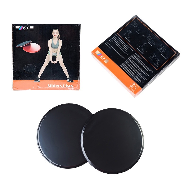 Đĩa trượt tập Gym và Yoga | Đĩa Tròn 18x18cm, Chất Liệu nhựa ABS | Sét 2 đĩa
