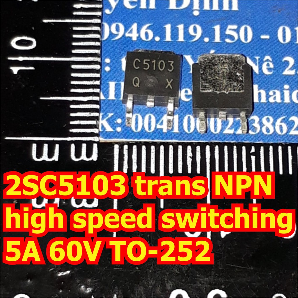 5 con 2SC5103 5103 high speed switching trans NPN 5A 60V TO-252 kde6373