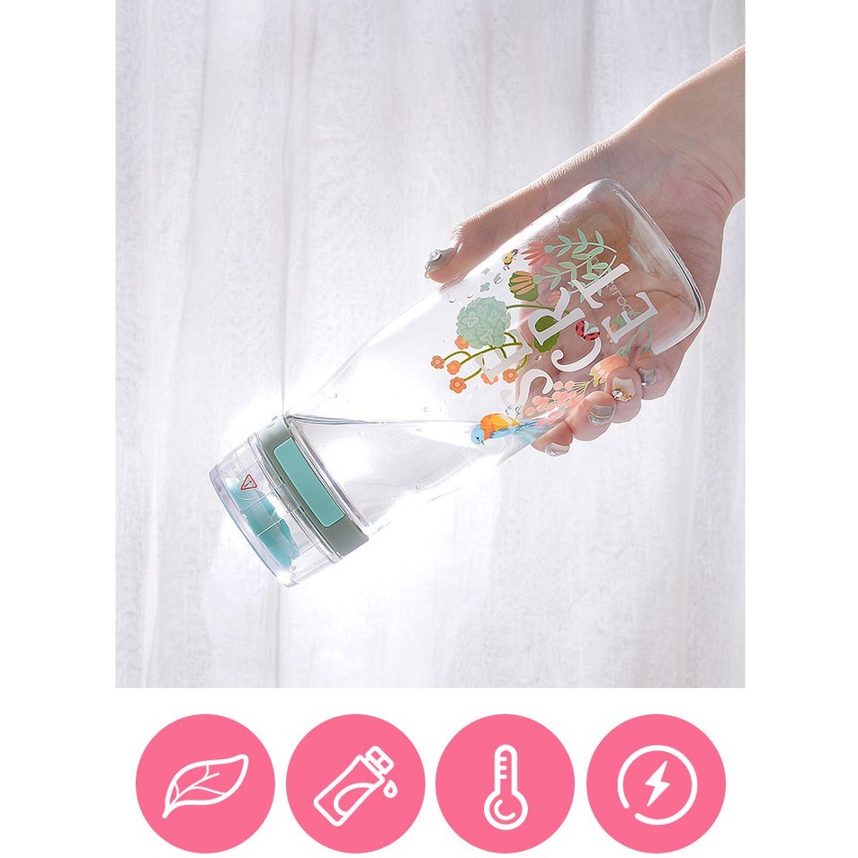 Bình nước nhựa tritan Lock&Lock One Touch Bottle ABF687 500ML - BABYHOPSG