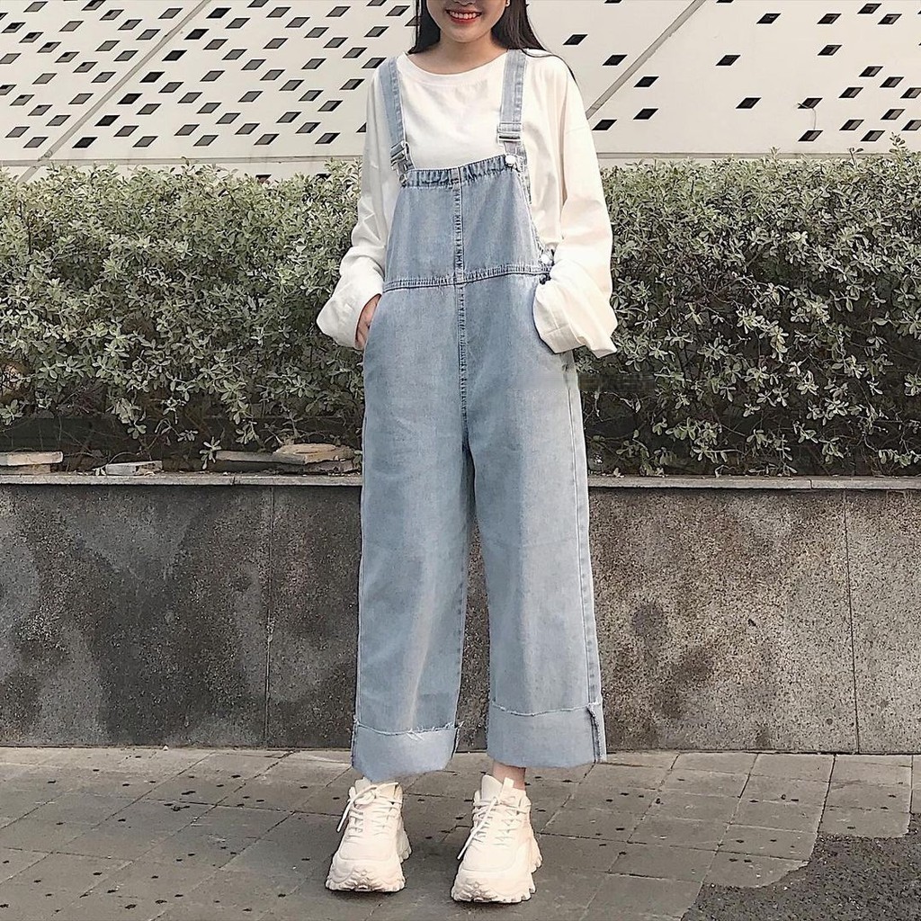 YẾM QUẦN JEAN 02 VINTAGE DÁNG SUÔNG ULZZANG UNISEX