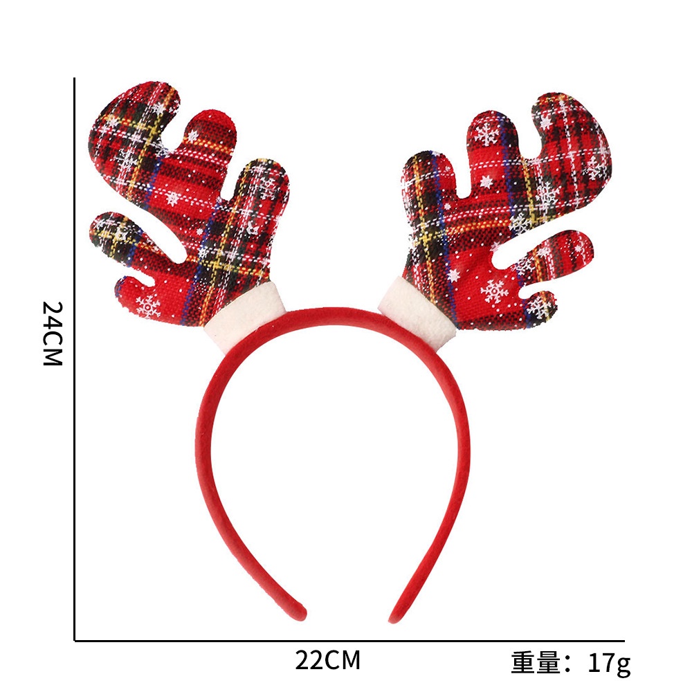 Jason Băng Đô Cài Tóc Hình Sừng Hươu Giáng Sinh