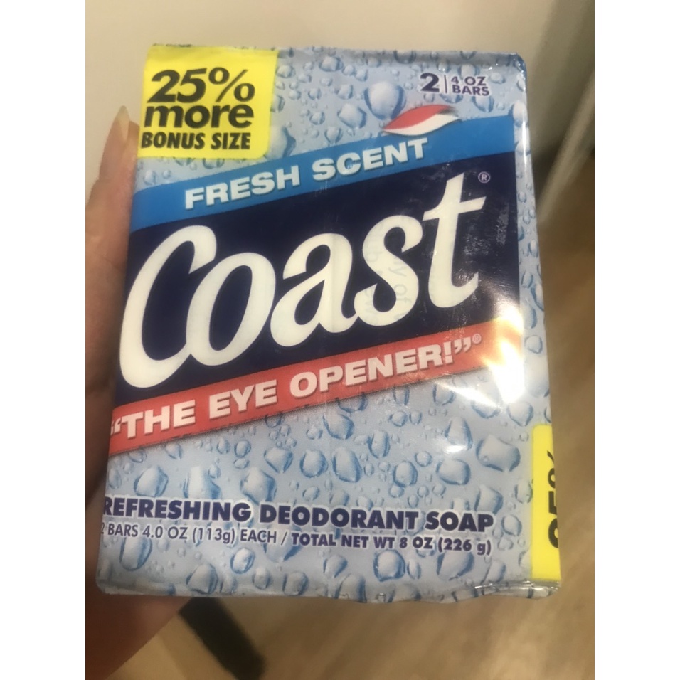 Xà bong cục Coast / 2 bar Mỹ