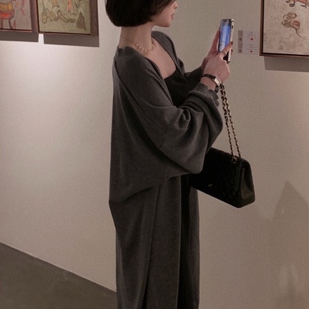 Áo khoác cardigan ZHELIHANGFEI dệt kim dáng rộng chống nắng thời trang cao cấp