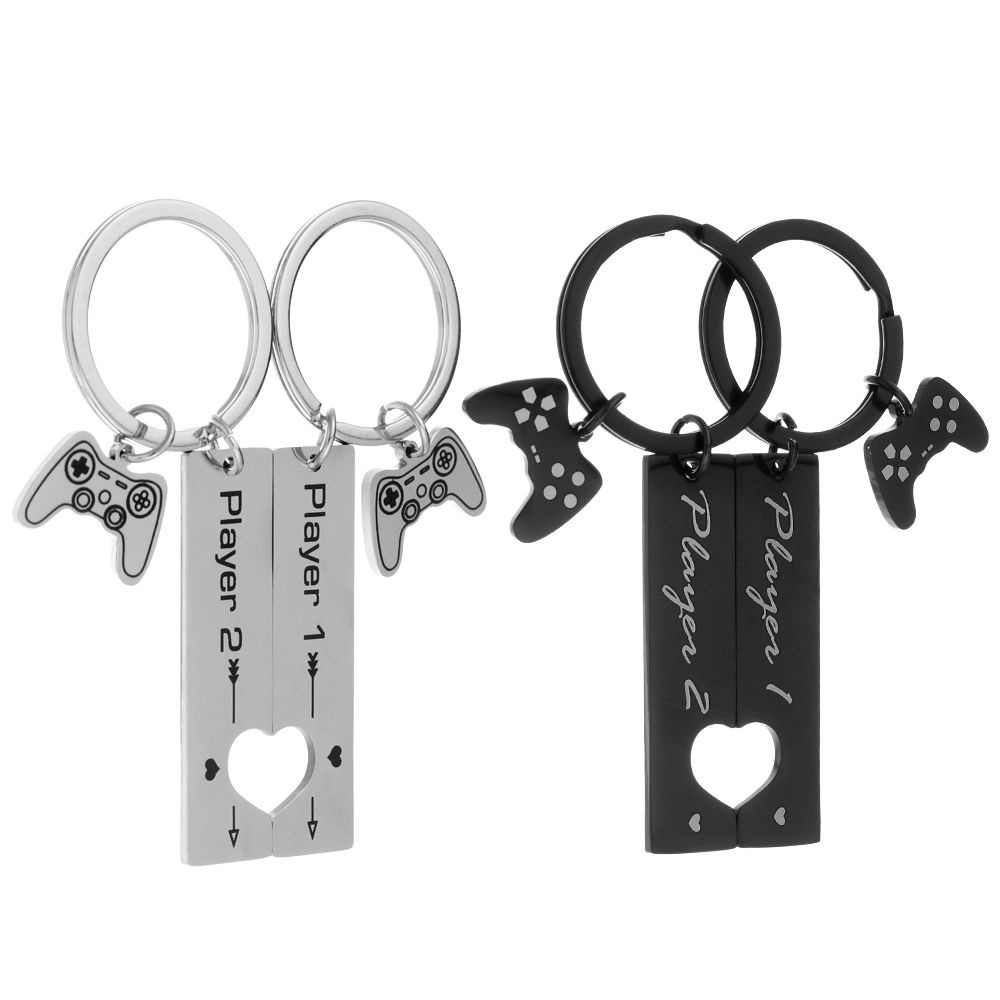 1 Cặp Móc Khóa Hình Tay Cầm Chơi Game 1 Cặp Thời Trang Chất Lượng Cao 2 / Nhiều Màu