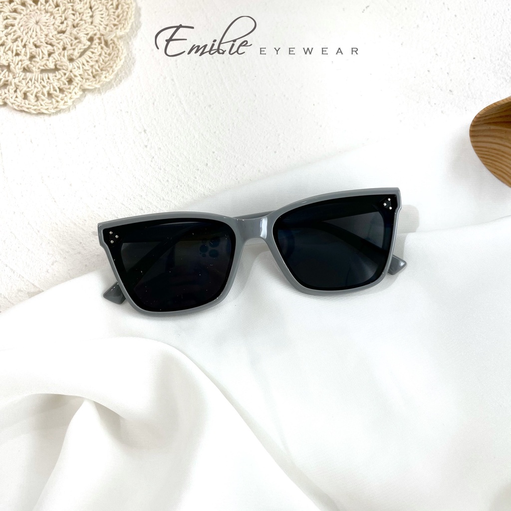 Gọng kính mát trẻ em kiểu dáng độc lạ, nhiều màu siêu xinh, mắt chống UV400 Emilie eyewear