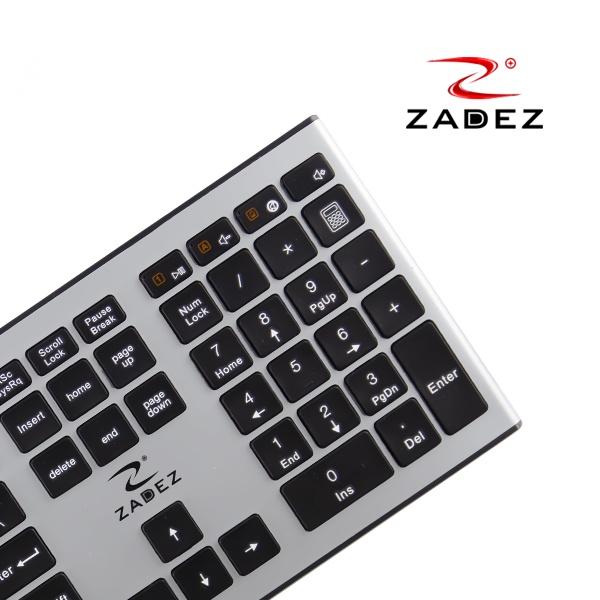 Bộ bàn phím chuột quang không dây Zadez ZMK-530 | Hàng Chính Hãng