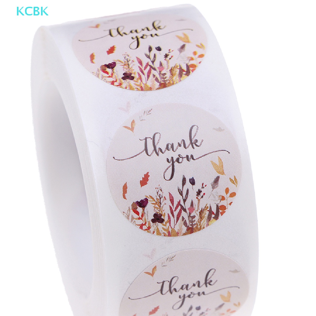 Cuộn 500 Hình Dán BK In Chữ Thank You