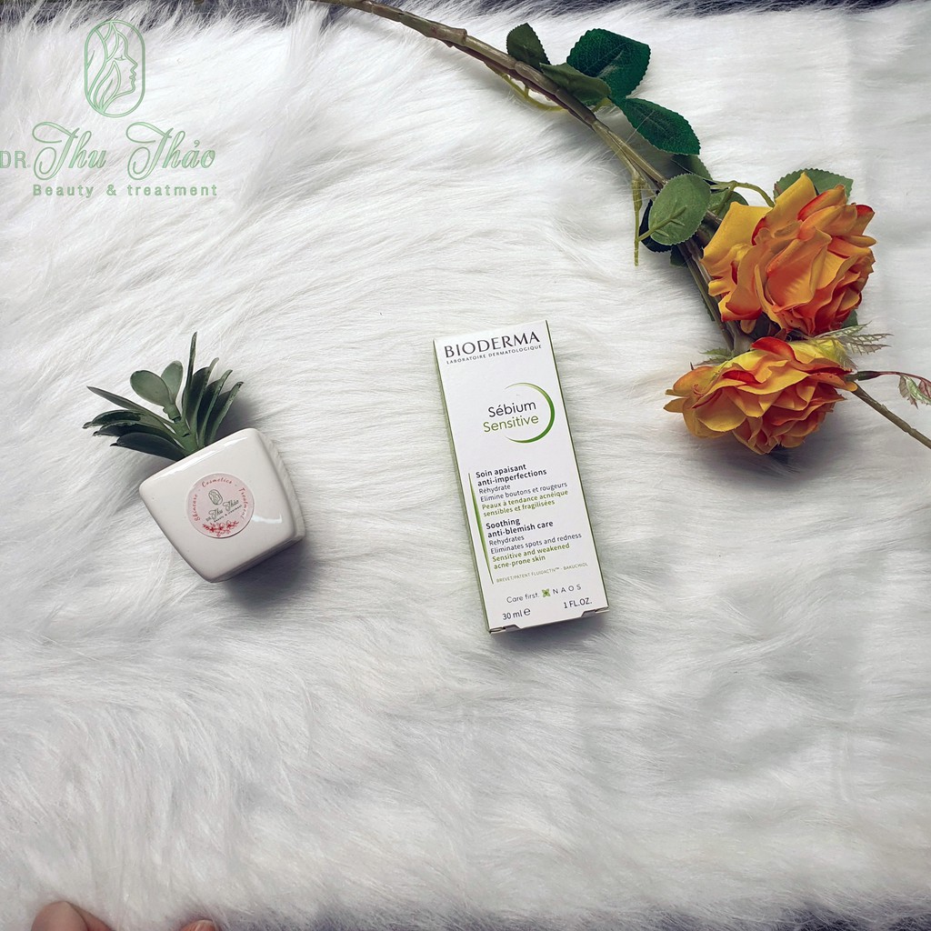 Kem dưỡng Bioderma Sebium Sensitive kiềm dầu, giảm mụn cho nhạy cảm