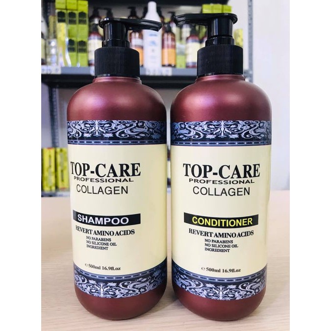 CẶP DẦU GỘI XẢ TOP-CARE COLLAGEN ( 500ML )