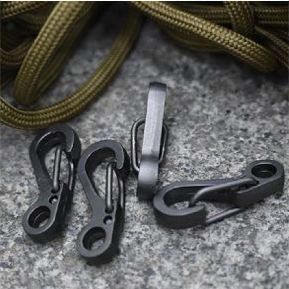 Bộ 10 Móc Khóa Sinh Tồn Mini Bằng Nhôm Thiết Kế Đơn Giản Tiện Dụng