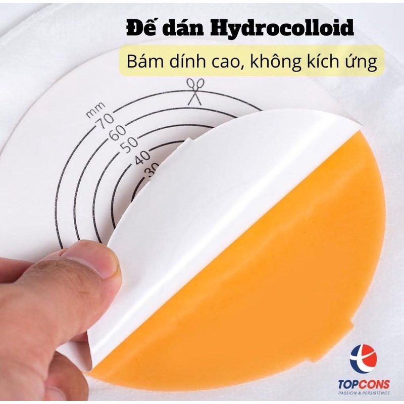 Hộp 10 Túi hậu môn nhân tạo con gấu cho trẻ em