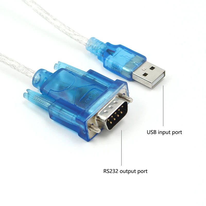 Dây chuyển đổi USB to COM RS232 HL-340 dùng chip CH340 tiện dụng cho máy tính PC VNET