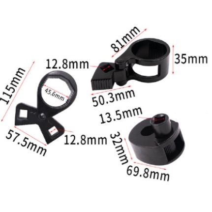 Vam mở Đầu Rô Tuyn Cảo rotuyn lái trong loại khoan kín Vòng tháo tuýp cờ lê chìa khóa 27mm 42mm  Xe Hơi ô tô