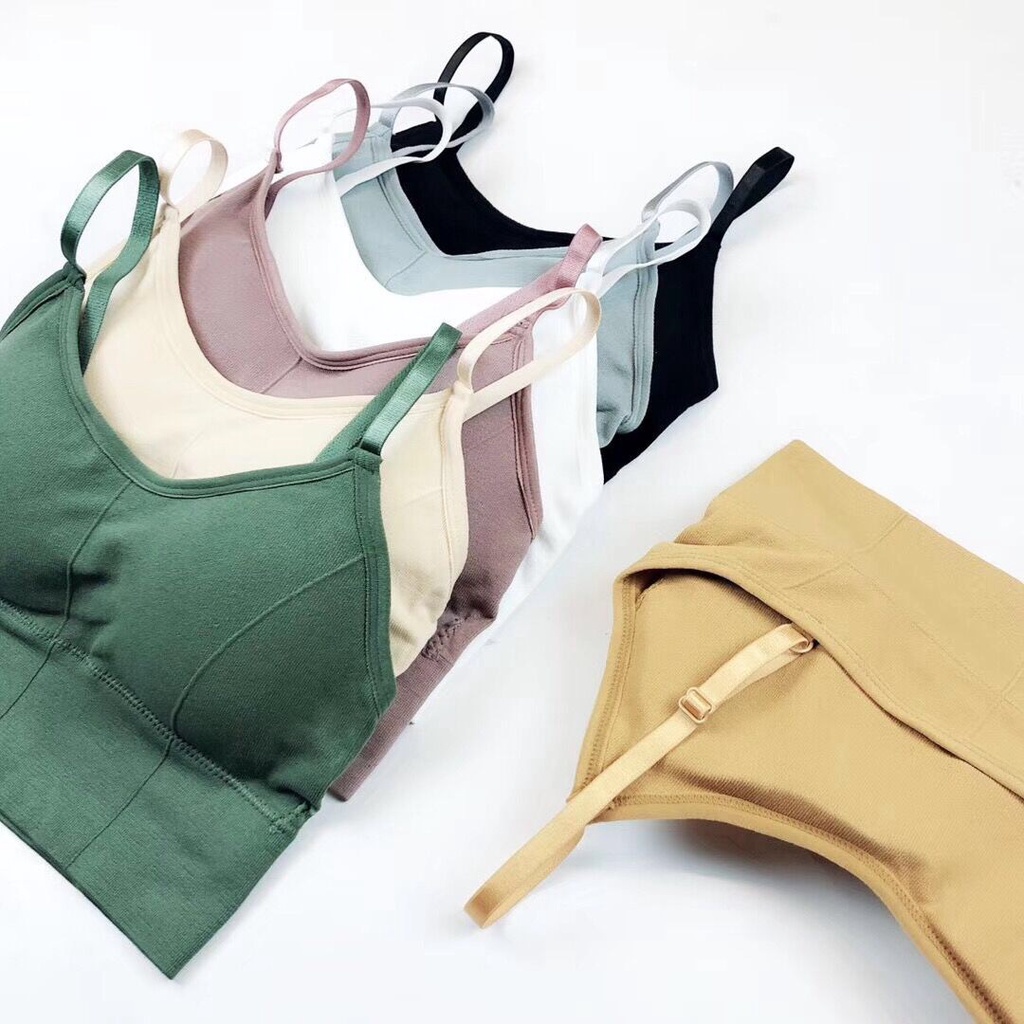 Áo Lót Thể Thao Có Mút Đệm Ngực Hở Lưng Quyến Rũ Cho Nữ