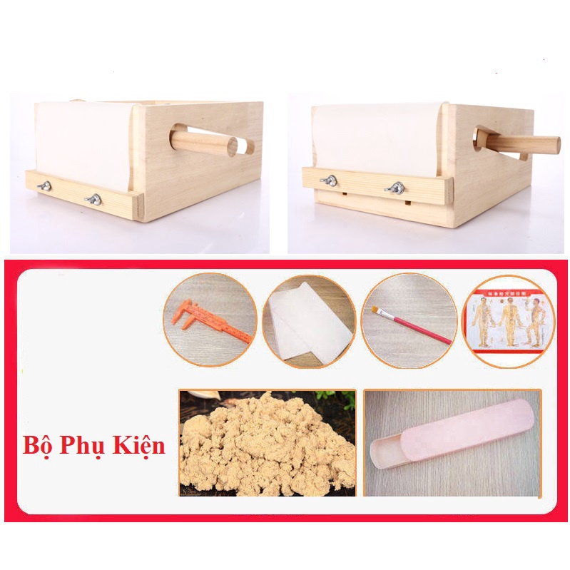 Bộ khuôn làm ngải điếu thủ công cao cấp- bản Full option- Được làm từ nguyên liệu gỗ sồi