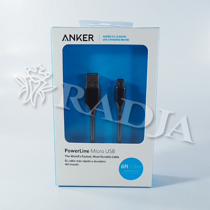 Anker Dây Cáp Sạc 6ft / 1.8m A8133 Cổng Micro Usb