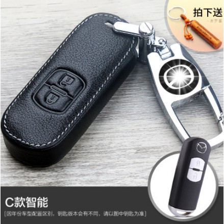 Bao Da Bảo Vệ Chìa Khóa Cho Xe Mazda 2 3 6 9 CX3 CX5 CX9 BT50 D a Thật, Giá tận Xưởng, Bảo hành 2 năm, màu thật như ảnh