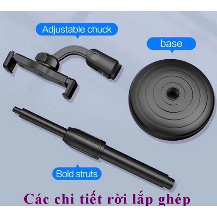 Giá Đỡ Điện Thoại livestream xem video Ổn Định Xoay 360 Độ dùng để Quay Phim Ghi Hình Đa Dụng