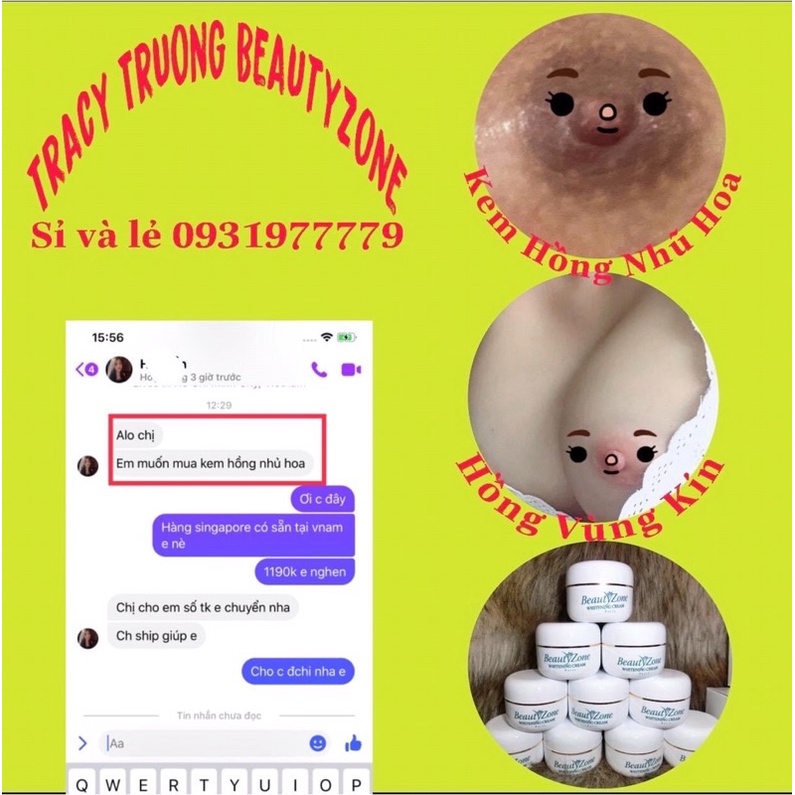 Kem hồng nhũ hoa beautyzone (combo 5 hũ ) | BigBuy360 - bigbuy360.vn