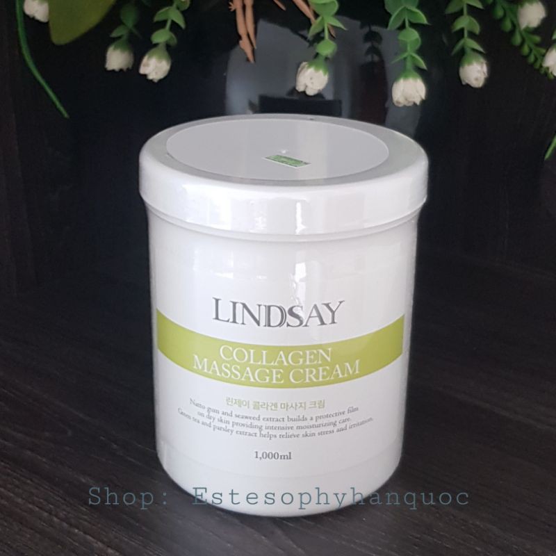 Kem massage collagen Lindsay 1000g