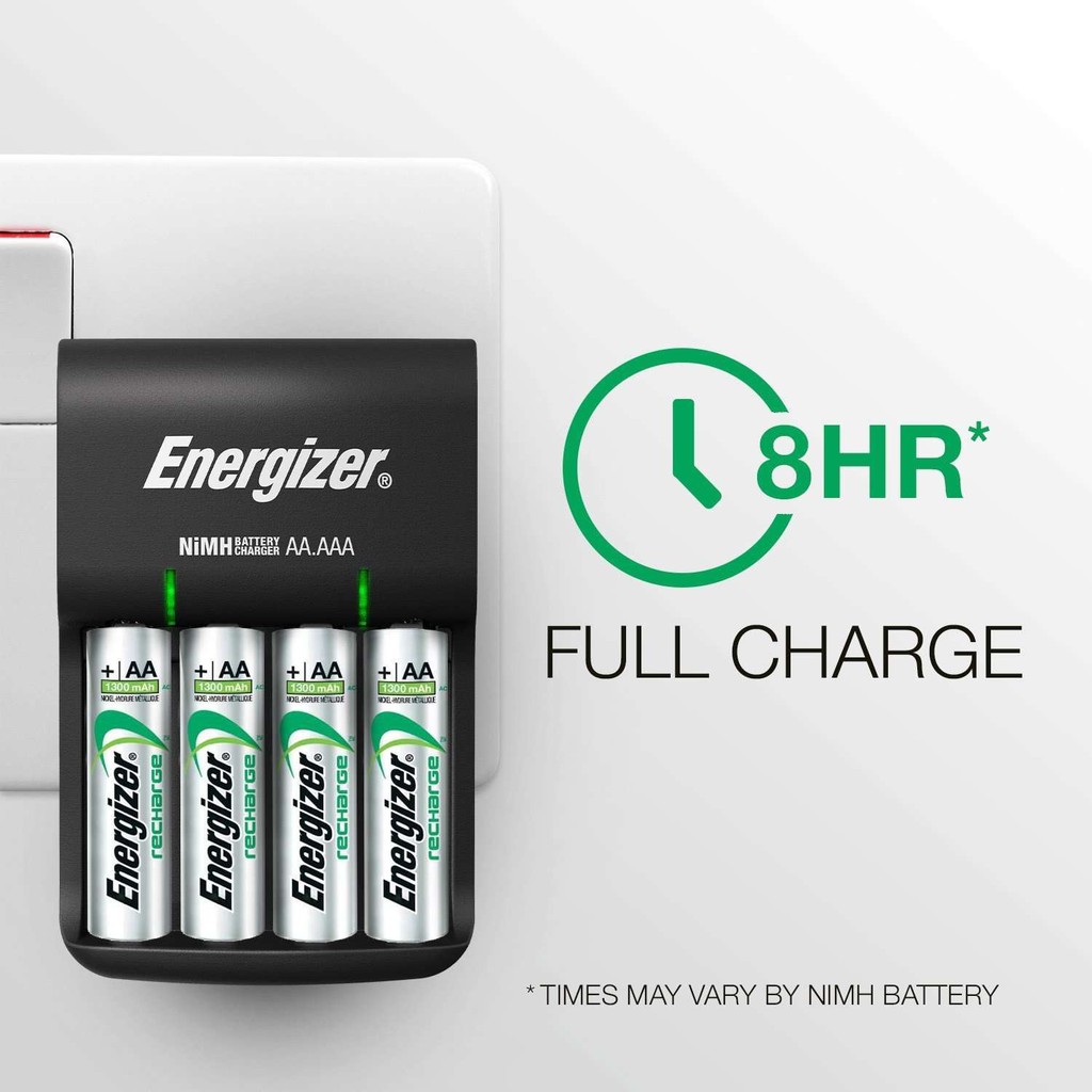 Pin SẠC AA / AAA Energizer Recharge Power Plus 700-2000mAH (vỉ 2 viên) - Sạc hơn 1000 lần, Siêu tiết kiệm, Siêu bền bỉ !