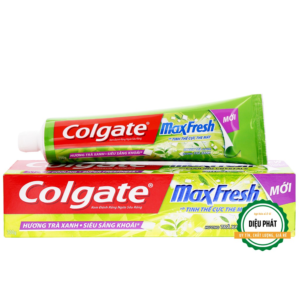 ⚡️ Kem Đánh Răng Colgate MaxFresh Trà Xanh 200g