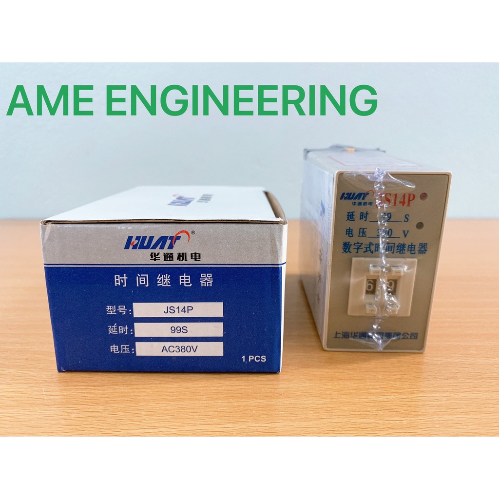 Rơ le thời gian JS14P 99S nguồn cấp 380VAC