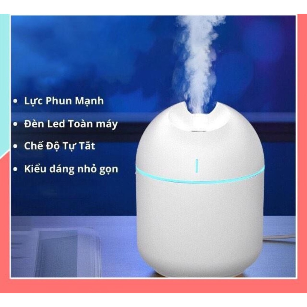Đèn xông tinh dầu Minaho - Máy xông tinh dầu mini, phun sương, nhỏ gọn 250ml